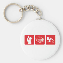 icono rojo de la imagen del alcohol llavero personalizado