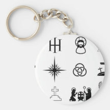 Iconos cristianos llavero