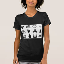 Iconos religiosos cristianos camisetas