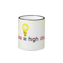 idea = alto trato tazas de café