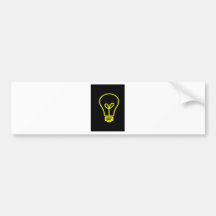 Idea brillante etiqueta de parachoque