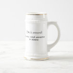 Idea única del regalo de los steins divertidos de  tazas de café
