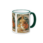 Ideal de Alfonso (Alfonso) Mucha Chocolat Taza