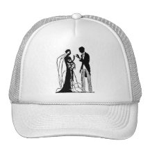Ideas 3 de la recepción nupcial gorro de camionero