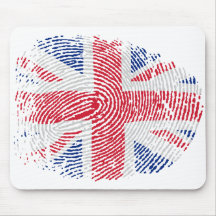 Identidad británica alfombrilla de raton