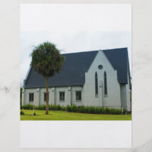 Iglesia abajo al sur flyer a todo color