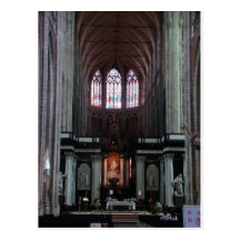 Iglesia belga interior postales