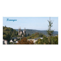 Iglesia de Apollinaris en Remagen, Alemania Tarjeta Fotográfica Personalizada