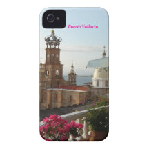 Iglesia de Guadalupe en Puerto Vallarta iPhone 4 Carcasas