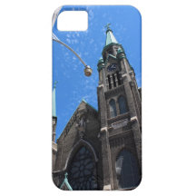 Iglesia de la vecindad de la ciudad, Milwaukee, WI iPhone 5 Funda