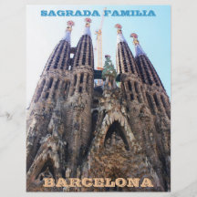 Iglesia de Sagrada Familia Tarjeta Publicitaria