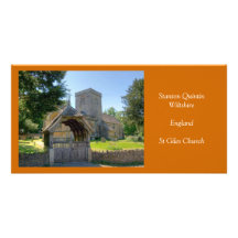 Iglesia de Stanton Quintin St Giles Tarjetas Fotograficas