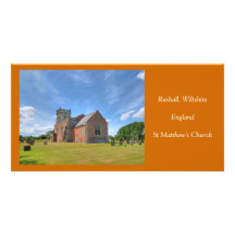 Iglesia del St Matthews de Rushall Tarjeta Fotográfica