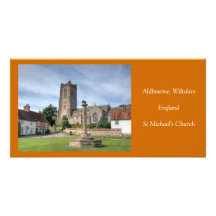 Iglesia del St Michaels de Aldbourne Wiltshire Tarjetas Fotográficas