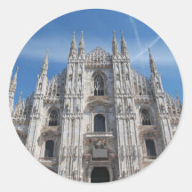 Iglesia gótica de la catedral de Milano de los di  Etiquetas