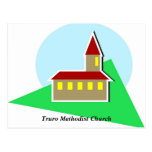 Iglesia, iglesia metodista de Truro Postales