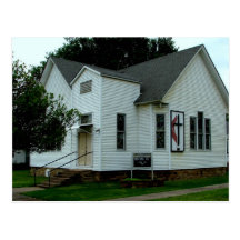 Iglesia metodista unida - Longton, Kansas Tarjetas Postales