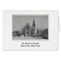Iglesia Notecard del St. Rocco Tarjeton