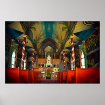 Iglesia pintada Benedicts del St Impresiones