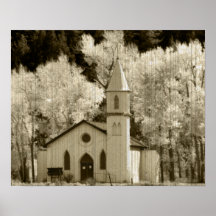 Iglesia vieja resistida poster
