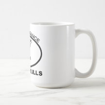 IGNORANCIA NO PITBULL DE LA PROHIBICIÓN PITBULL TAZA DE CAFÉ