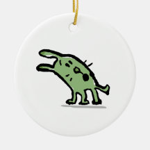¡iiik! animal chocado adorno de navidad