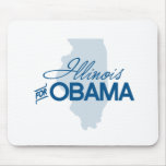 Illinois para Obama.png Alfombrillas De Ratón