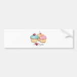 ILoveCupcakes Etiqueta De Parachoque