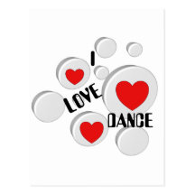 Ilovedance Tarjetas Postales