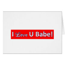 iloveyoubabe tarjetón
