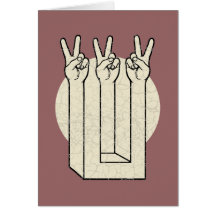 Ilusión de la paz felicitación