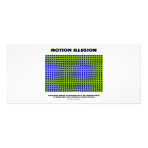 Ilusión del movimiento (ilusión óptica) diseños de tarjetas publicitarias