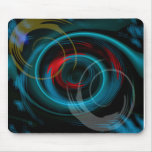 Ilusión espiral Mousepad Tapete De Ratón