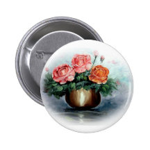 Ilustración antigua de los rosas pin