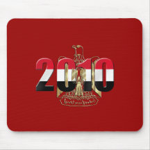Ilustraciones 2010 del emblema del logotipo del ág tapetes de ratón