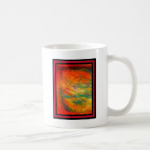 Ilustraciones abstractas bipolares del lado A en n Tazas De Café