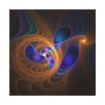 Ilustraciones abstractas del fractal el remolino impresión de lienzo