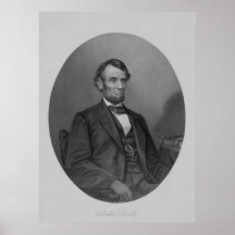Ilustraciones de Abe Lincoln Poster