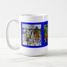 Ilustraciones triples tazas
