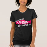 im que un pescado del chica i consigue sobre él camiseta