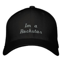 Im un gorra rockstar gorra bordada