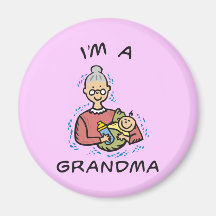 ima.grandma imán de frigorífico