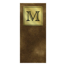Imagen de encargo impresa del monograma. Brown Comunicados Personalizados