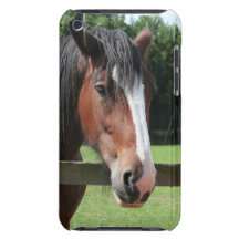 Imagen de un caso de iTouch del caballo del cuarto iPod Case-Mate Cárcasas