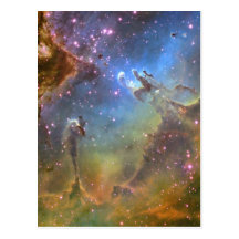 Imagen del Ancho-Campo de la nebulosa de Eagle Postales
