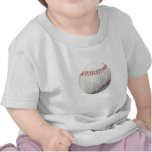 Imagen del béisbol, apenada camisetas