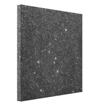 Imagen del brillo negro y gris impresiones en lienzo estiradas
