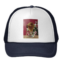 Imagen del postre del congelador gorros bordados