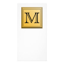 Imagen impresa de un diseño de encargo del monogra tarjetas fotograficas 