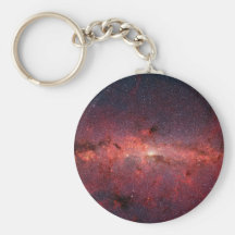 Imagen infrarroja de la galaxia de la vía láctea llavero personalizado